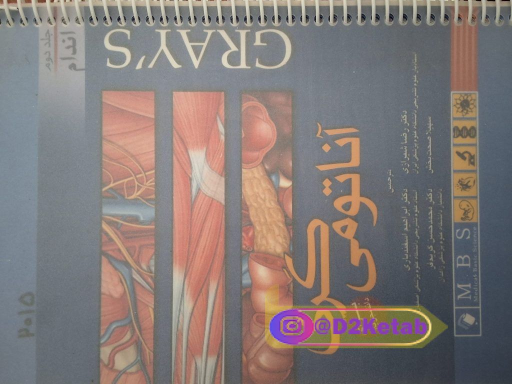 کتاب آناتومی گری برای دانشجویان جلد ۲ اندام